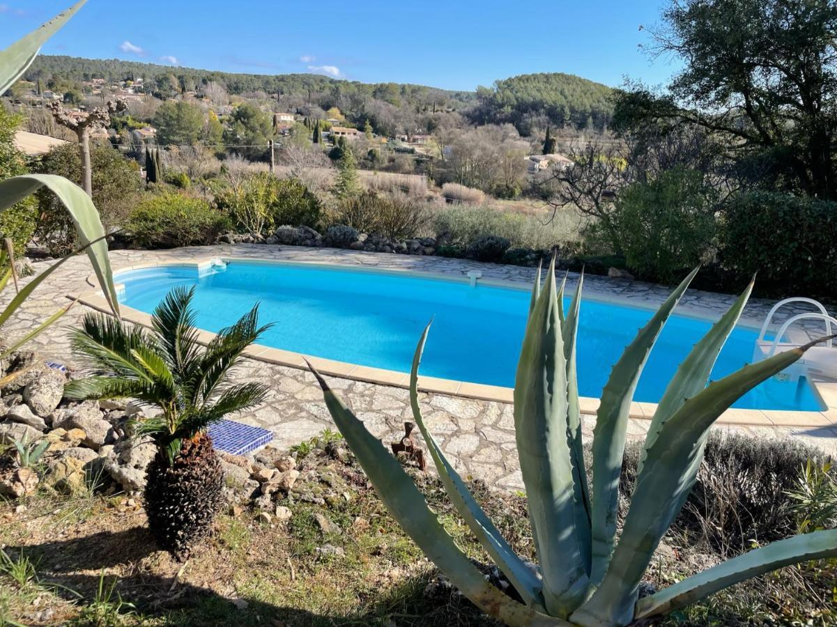 La Parenthese Du Var - Gite Avec Grande Terrasse Vue Sur Piscine Saint-Antonin-du-Var Exterior photo